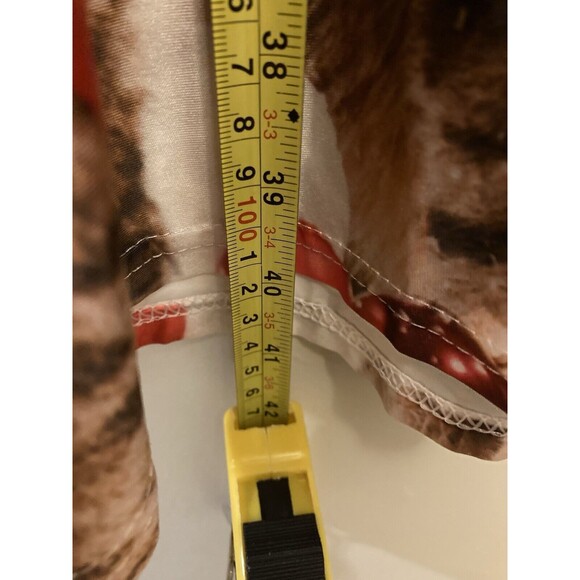 Moking Top Women's Holiday Cat Dress Knee Length Multicolor V-Neck Plus "3XL" - Picture 13 of 14